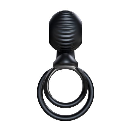 Snail Vibe Jovi Vibrating Couples Ring with Remote – Black - Image 9