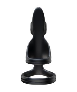 Snail Vibe Jovi Vibrating Couples Ring with Remote – Black