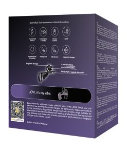 Snail Vibe Jovi Vibrating Couples Ring with Remote – Black