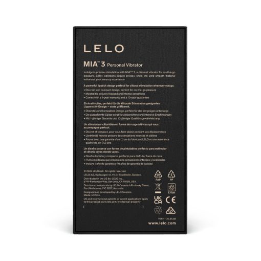 Lelo Mia 3 Personal Vibrator Black - Image 4