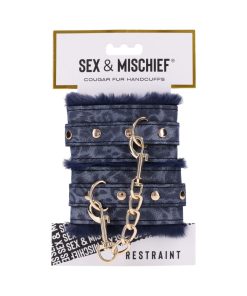 Sportsheets Sex & Mischief Cougar Fur Handcuffs