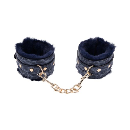 Sportsheets Sex & Mischief Cougar Fur Handcuffs - Image 5