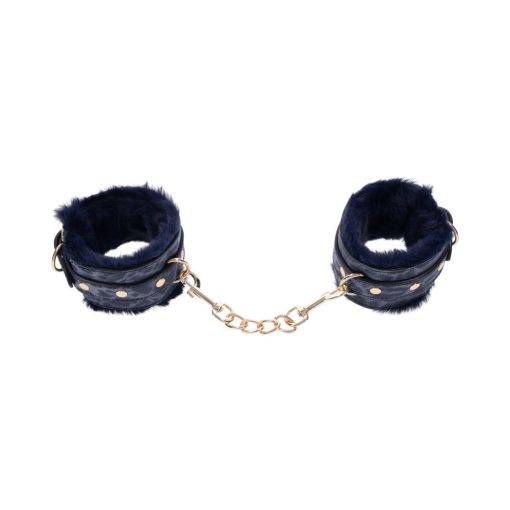 Sportsheets Sex & Mischief Cougar Fur Handcuffs - Image 6