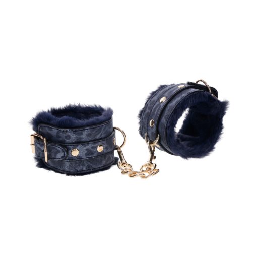 Sportsheets Sex & Mischief Cougar Fur Handcuffs - Image 7