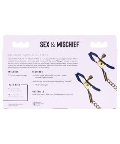 Sportsheets Sex & Mischief Cougar Nipple Clamps
