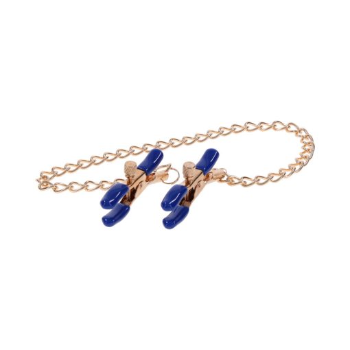 Sportsheets Sex & Mischief Cougar Chained Nipple Clamps - Image 5