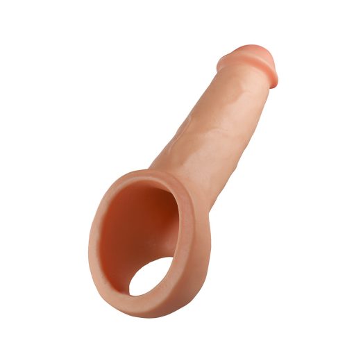 Performance Plus Thrive 2.5 In. Silicone Penis Xtender Beige - Image 5