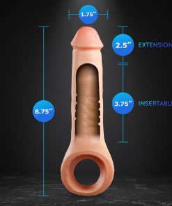 Performance Plus Thrive 2.5 In. Silicone Penis Xtender Beige
