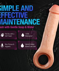 Performance Plus Thrive 2.5 In. Silicone Penis Xtender Beige