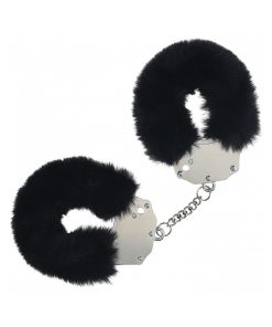 Ouch! Heavy-Duty Fluffy Handcuffs Black