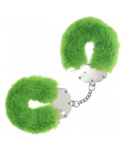 Ouch! Heavy-Duty Fluffy Handcuffs Green