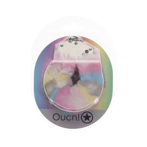 Ouch! Heavy-Duty Fluffy Handcuffs Multicolor 2 - Image 2