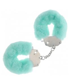 Ouch! Heavy-Duty Fluffy Handcuffs Powder Green