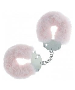 Ouch! Heavy-Duty Fluffy Handcuffs Powder Pink