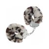 Ouch! Heavy-Duty Fluffy Handcuffs Snow Leopard