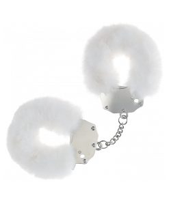 Ouch! Heavy-Duty Fluffy Handcuffs White