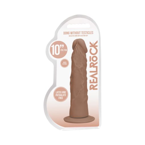 Realrock Realistic Dildo 10 In. Tan