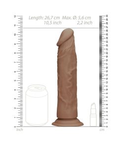 Realrock Realistic Dildo 10 In. Tan