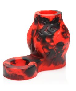 Creature Cocks Hell Hound Silicone Girth Enhancer With Ball Strap M