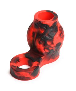 Creature Cocks Hell Hound Silicone Girth Enhancer With Ball Strap M