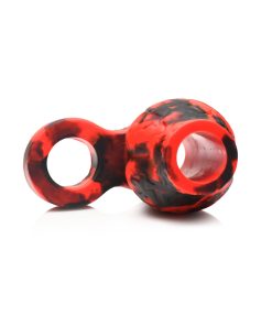 Creature Cocks Hell Hound Silicone Girth Enhancer With Ball Strap M