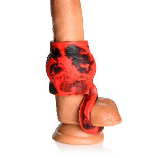Creature Cocks Hell Hound Silicone Girth Enhancer With Ball Strap M - Image 11