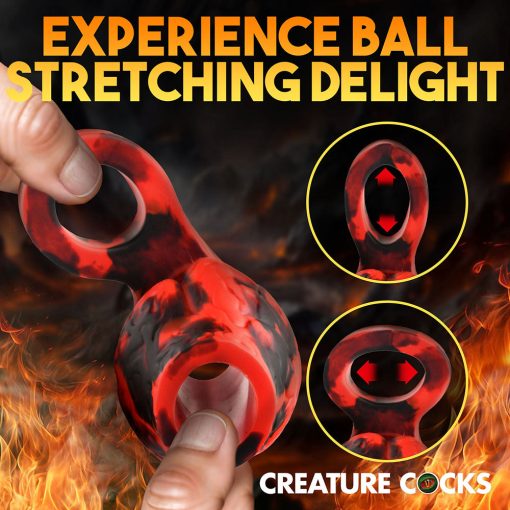 Creature Cocks Hell Hound Silicone Girth Enhancer With Ball Strap M - Image 15