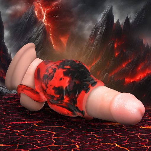 Creature Cocks Hell Hound Silicone Girth Enhancer With Ball Strap L - Image 11