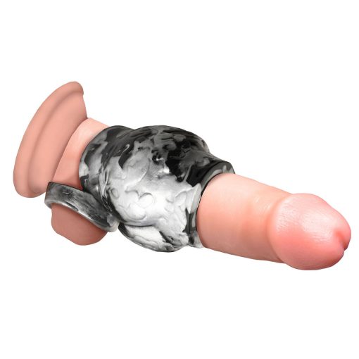 Creature Cocks Night Prowler Silicone Girth Enhancer With Ball Strap M - Image 2