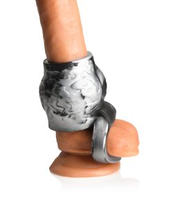 Creature Cocks Night Prowler Silicone Girth Enhancer With Ball Strap M