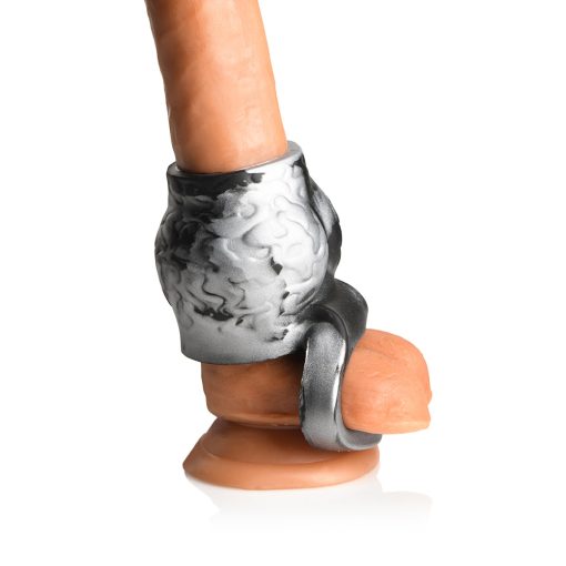 Creature Cocks Night Prowler Silicone Girth Enhancer With Ball Strap M - Image 9
