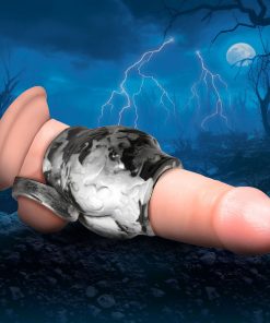 Creature Cocks Night Prowler Silicone Girth Enhancer With Ball Strap M