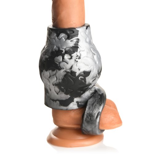 Creature Cocks Night Prowler Silicone Girth Enhancer With Ball Strap L - Image 10