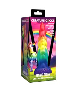 Creature Cocks Rainbow Horn Silicone Dildo