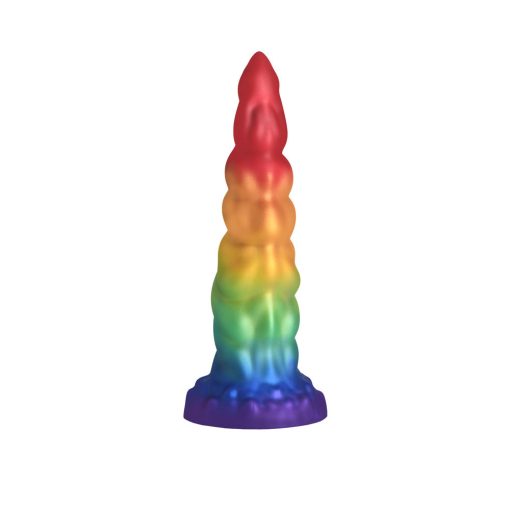 Creature Cocks Rainbow Horn Silicone Dildo - Image 3