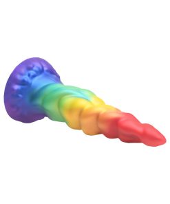 Creature Cocks Rainbow Horn Silicone Dildo