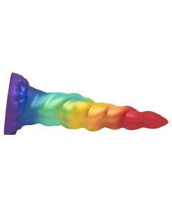Creature Cocks Rainbow Horn Silicone Dildo