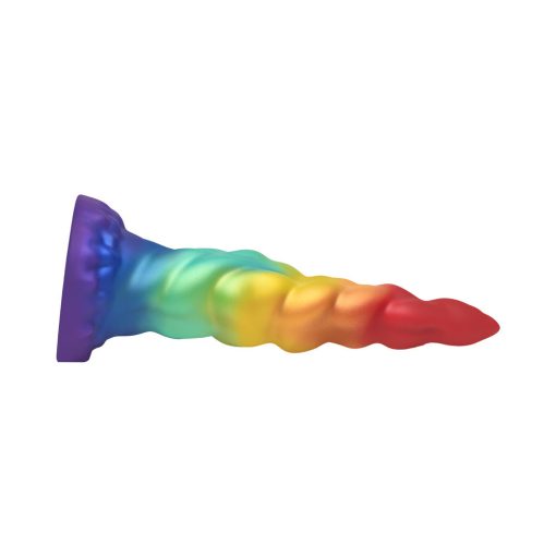 Creature Cocks Rainbow Horn Silicone Dildo - Image 5