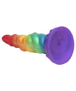 Creature Cocks Rainbow Horn Silicone Dildo