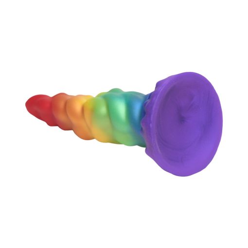 Creature Cocks Rainbow Horn Silicone Dildo - Image 6