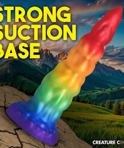 Creature Cocks Rainbow Horn Silicone Dildo