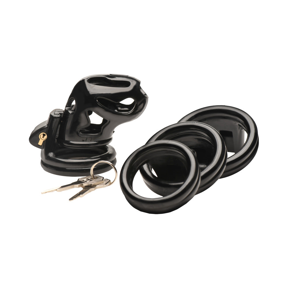 Master Series Double Ring Chastity Cage 5 Master Series Double Ring Chastity Cage - Image 5