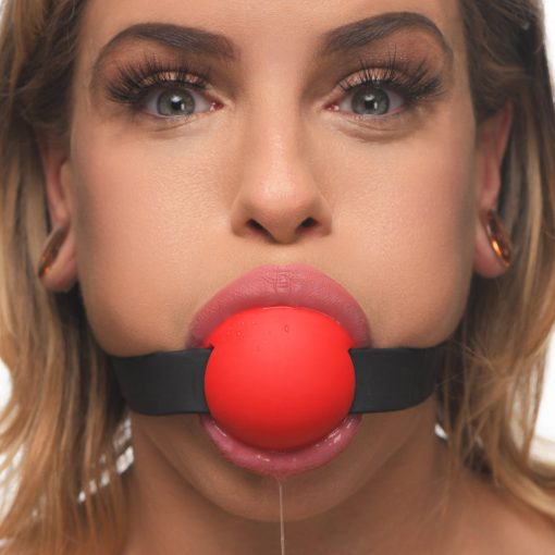 Master Series Extreme Silicone Gag With Locking Strap - Image 13