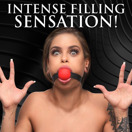 Master Series Extreme Silicone Gag With Locking Strap - Image 15