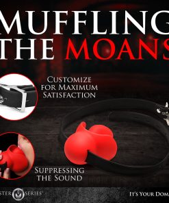 Master Series Extreme Silicone Gag With Locking Strap