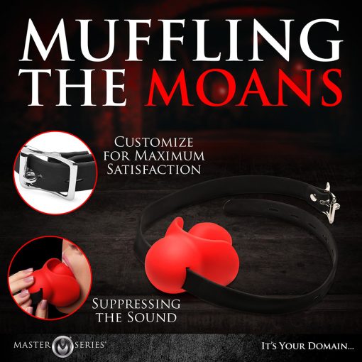 Master Series Extreme Silicone Gag With Locking Strap - Image 18