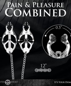 Master Series Primal Spiked Clover Nipple Clamps