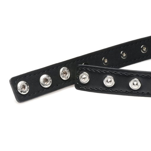 Master Series Spiked Heart Choker Black - Image 6