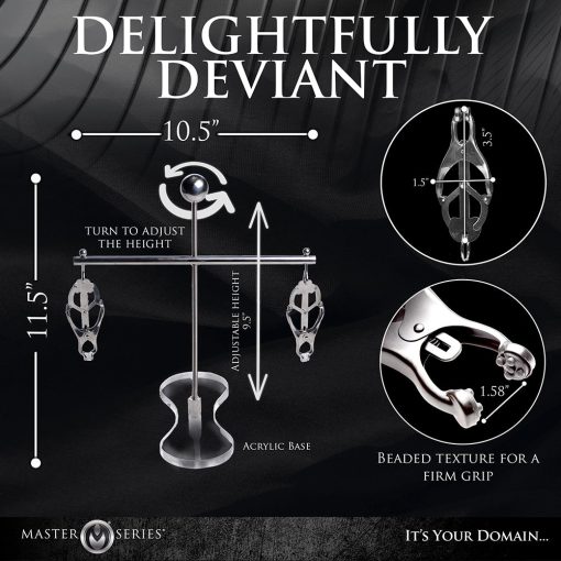 Master Series Tower Of Pain Nipple Clamps - Image 7