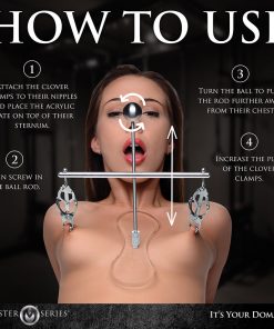 Master Series Tower Of Pain Nipple Clamps